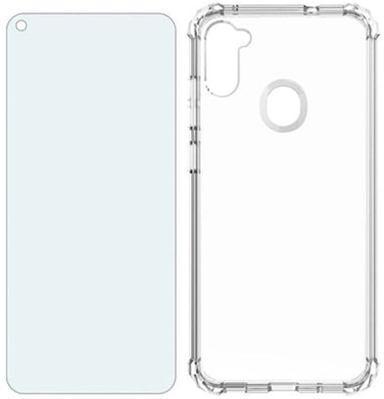 Verizon Clear Phone Case and Blue Light Screen Protector for Samsung Galaxy A11 - Clear by Verizon - Refurbished - Good condition - US$20.98