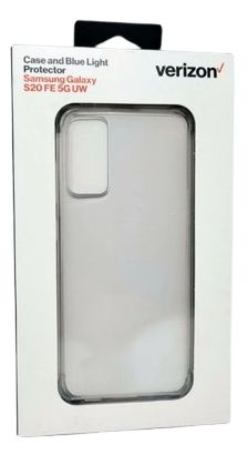 Verizon Clear Phone Case and Blue Light Screen Protector for Samsung Galaxy S20 FE 5G UW - Clear by Verizon - Image 4