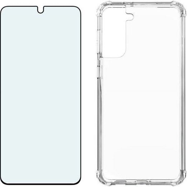 Verizon Clear Phone Case and Blue Light Screen Protector for Samsung Galaxy S21+ 5G - Clear by Verizon - Refurbished - Good condition - US$19.99