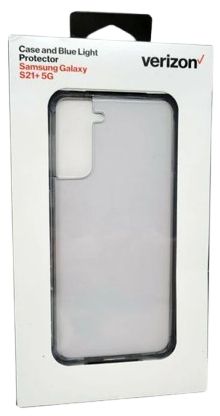 Verizon Clear Phone Case and Blue Light Screen Protector for Samsung Galaxy S21+ 5G - Clear by Verizon - Image 2