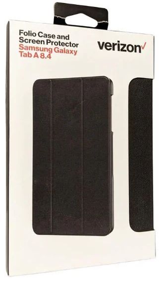 Verizon Folio Tablet Case and Screen Protector for Samsung Galaxy Tab A (8.4") - Black by Verizon - Image 4