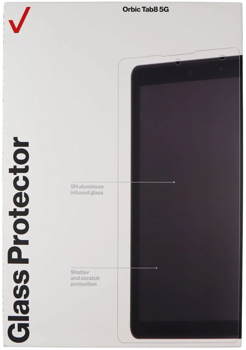 Verizon Glass Screen Protector for Orbic Tab8 5G - Clear by Verizon - Refurbished - Brand New condition - US$12.64