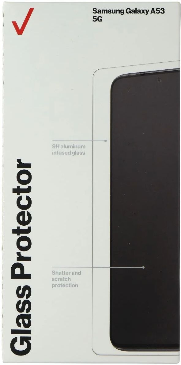Verizon Glass Screen Protector for Samsung Galaxy A53 5G - Clear by Verizon - Refurbished - Brand New condition - US$10.43