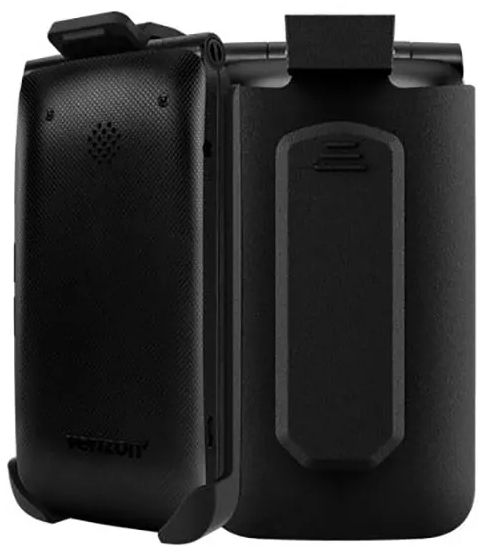 Verizon Holster Phone Case for Alcatel Go Flip V - Black by Verizon - Image 2