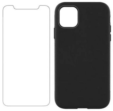 Verizon Phone Case and Screen Protector for iPhone 11 Pro Max - Black by Verizon - Refurbished - Very Good condition - US$20.98
