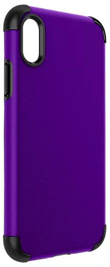 Verizon Rubberized Slim Phone Case for iPhone XR - Purple by Verizon - Refurbished - Good condition - Image 2