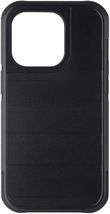 Verizon Rugged Dual Layer Phone Case for iPhone 14 Pro - Black by Verizon - Refurbished - Brand New condition - US$10.42