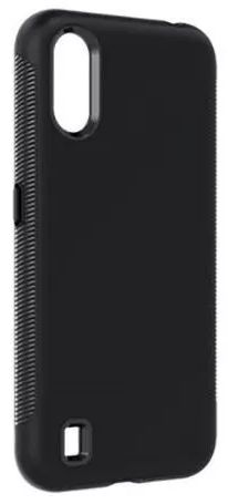 Verizon Rugged Phone Case and Blue Light Screen Protector for Samsung Galaxy A01 - Black by Verizon - Image 2