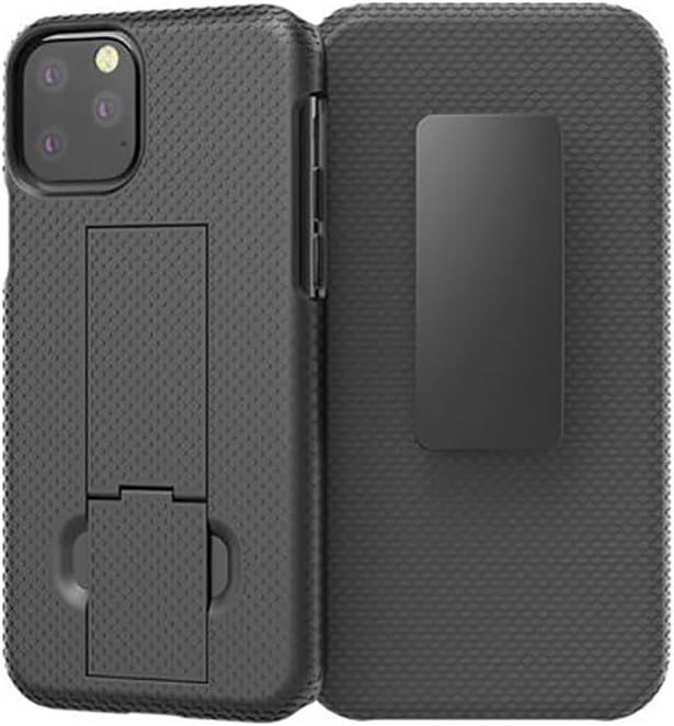Verizon Shell and Holster Combo Phone Case for iPhone 11 Pro - Black by Verizon - Refurbished - Good condition - US$15.98