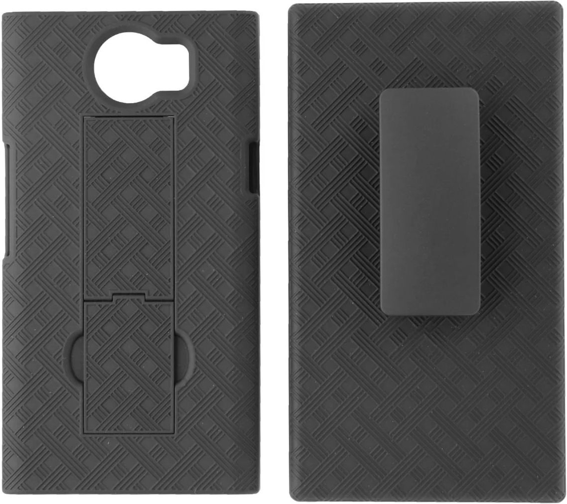 Verizon Shell and Holster Combo with Kickstand for Blackberry Priv - Black by Verizon - Refurbished - Brand New condition - US$13.33