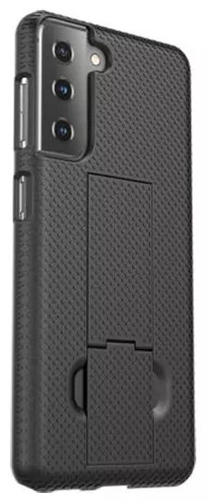 Verizon Shell and Holster Phone Case for Samsung Galaxy S21 5G - Black by Verizon - Refurbished - Very Good condition - Image 3