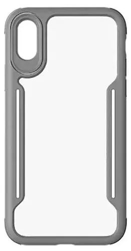 Verizon Slim Guard Clear Grip Phone Case for iPhone XR - Grey/White by Verizon - Refurbished - Very Good condition - US$71.48