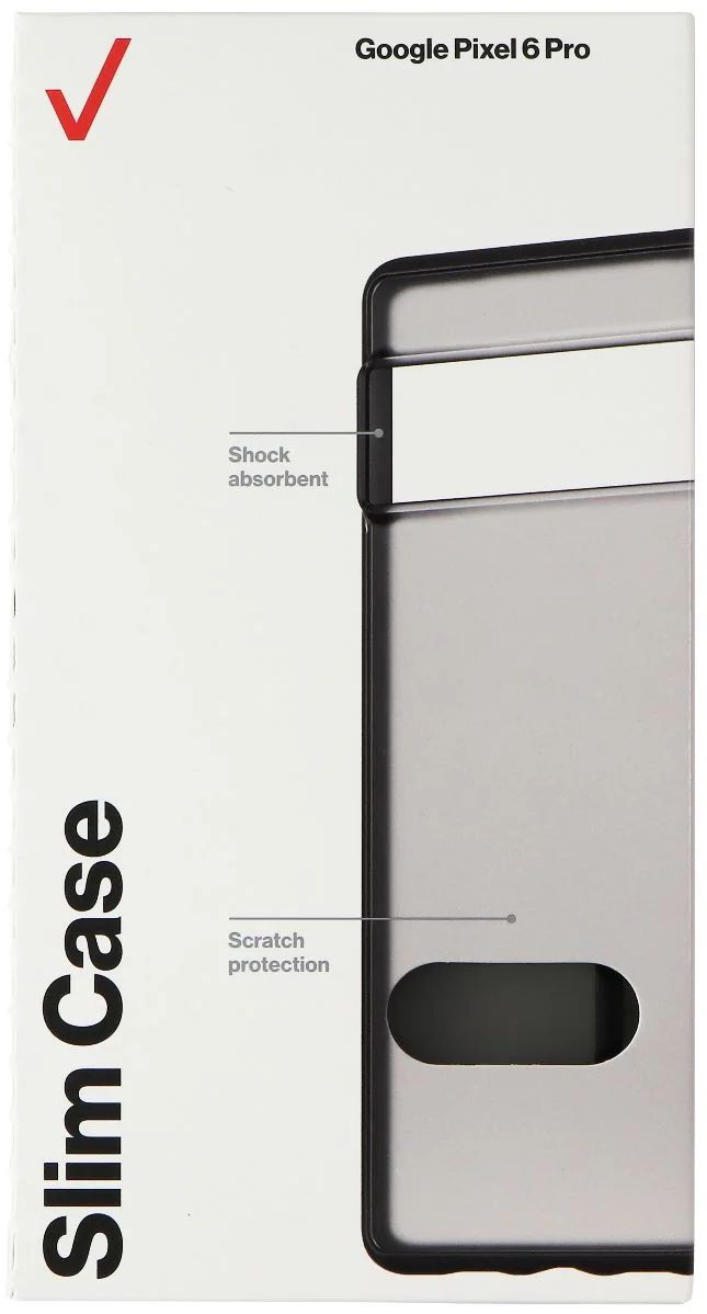 Verizon Slim Sustainable Series Phone Case for Google Pixel 6 Pro - Smoke/Black by Verizon - Refurbished - Brand New condition - US$8.78