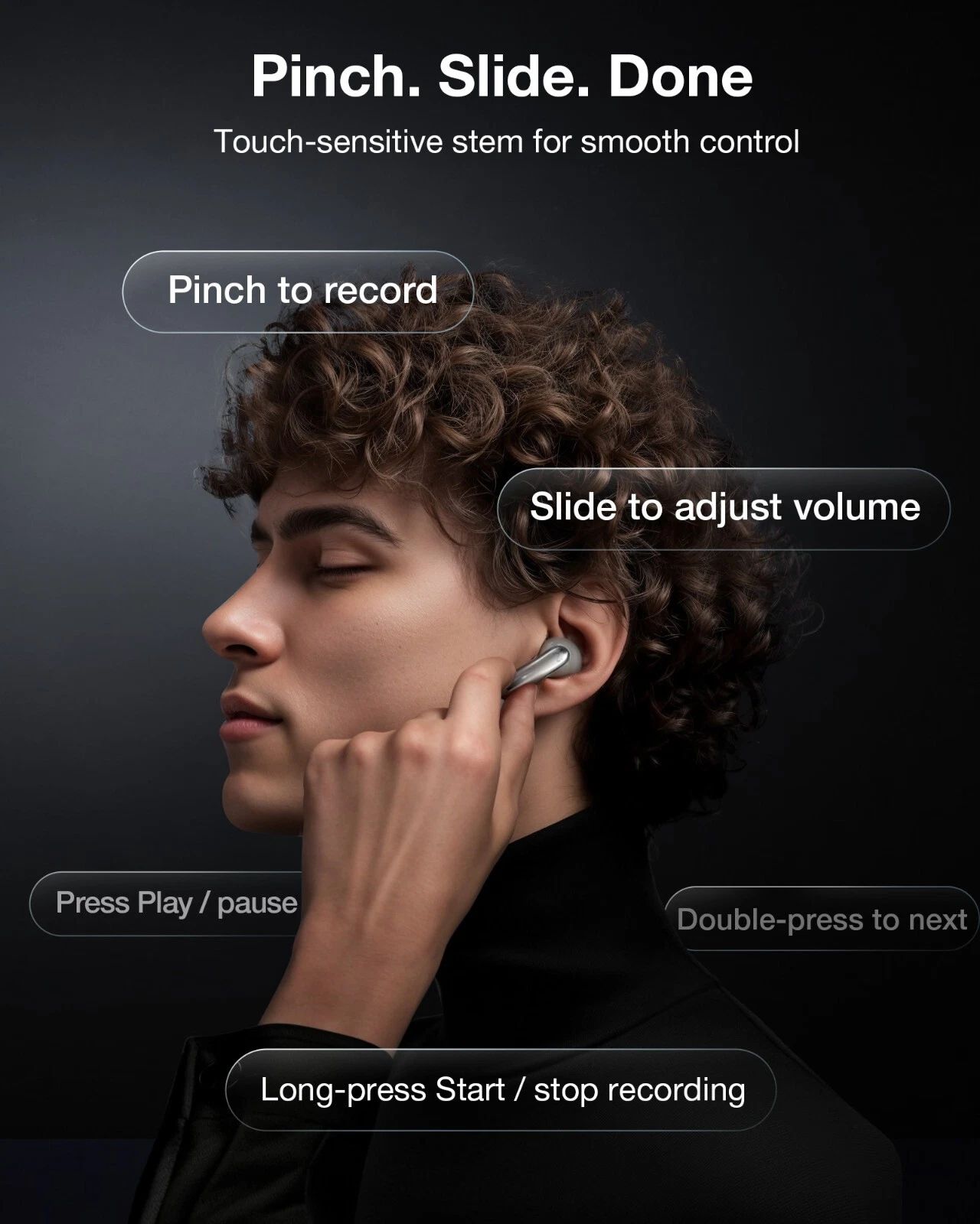 viaim RecDot AI Note Taking Recorder Wireless Earbuds - Black by viaim - Image 12