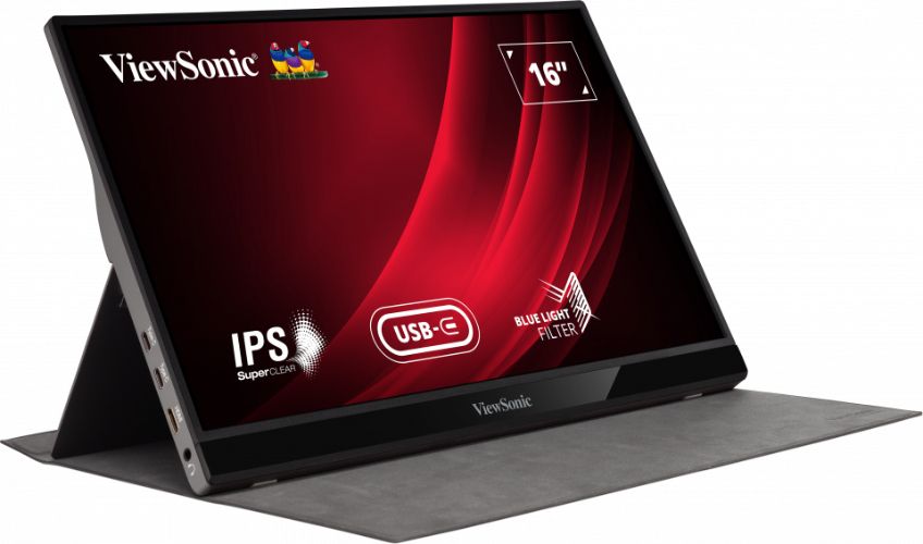 ViewSonic VG1655 Portable Monitor 15.6" - Silver - 15.6 Inch by ViewSonic - Image 2