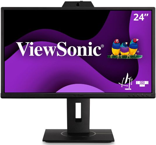 ViewSonic VG2440V 24” IPS Full HD Video Conferencing Monitor - Black - 24 Inch by ViewSonic - Refurbished - Very Good condition - US$212.49