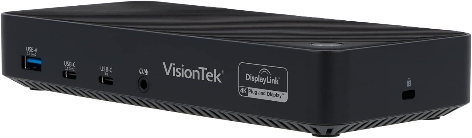 Visiontek Egpu Refurbished VisionTek VT7000 Triple Display 4K USB 3.0 USB-C Docking ...