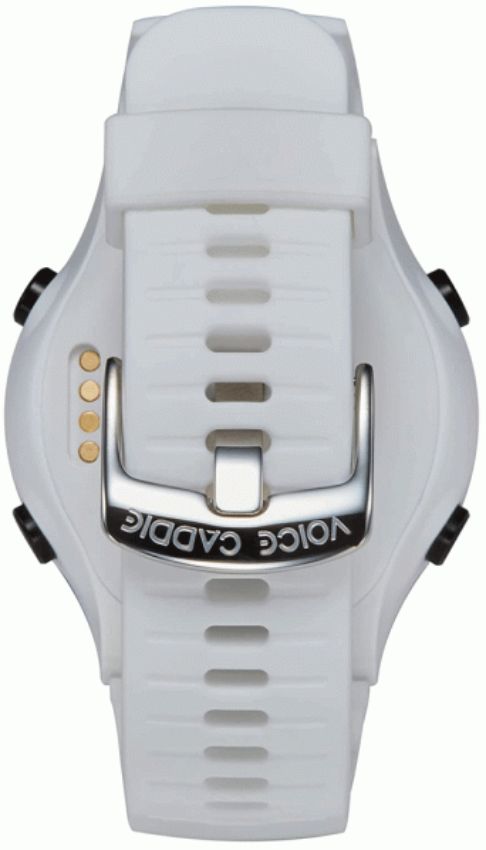 Voice Caddie A2 Golf GPS Watch - 33mm - White Plastic Case with White Silicone Silicone Band by Voice Caddie - Image 6