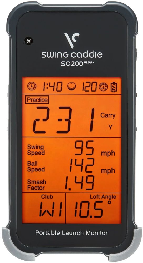 Voice Caddie Swing Caddie SC200 Plus Golf Launch Monitor - Black by Voice Caddie - Refurbished - Excellent condition - CA$354.98