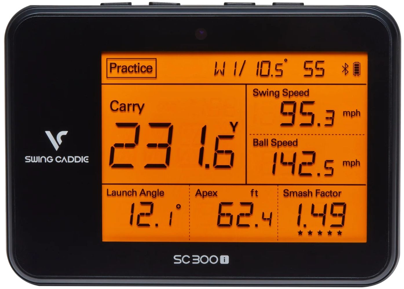 Voice Caddie Swing Caddie SC300i Portable Golf Launch Monitor - Black by Voice Caddie - Refurbished - Excellent condition - CA$606.98