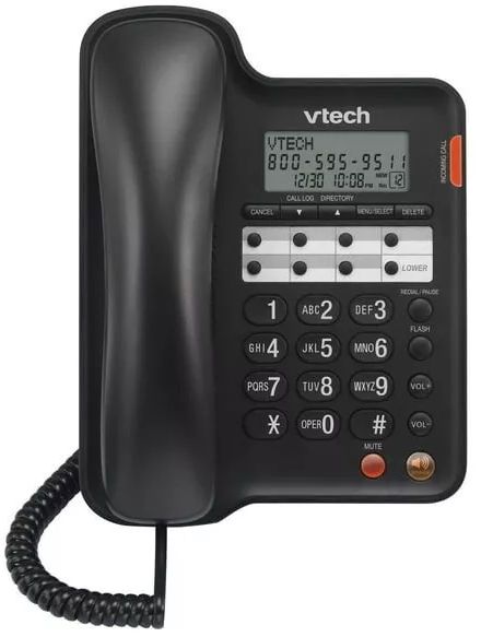 Vtech CD1153 Corded Speaker Telephone - Black by Vtech - Refurbished - Very Good condition - US$17.36