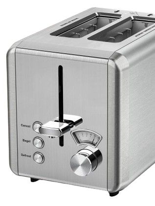 Whall KST022GU 1.5" Wide Slot with 6 Bread Shade Setting Toaster - Stainless Steel by Whall - Image 3