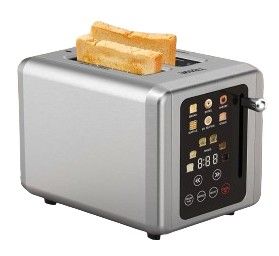 Whall KST075AU 2 Slice Touch Screen Toaster with 6 Shade Settings - Stainless Steel by Whall - Image 2