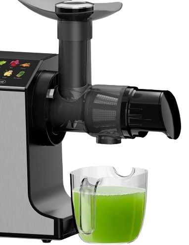 Whall ZM1523 Slow Masticating & Cold Press Juicer Machine - Silver by Whall - Image 3