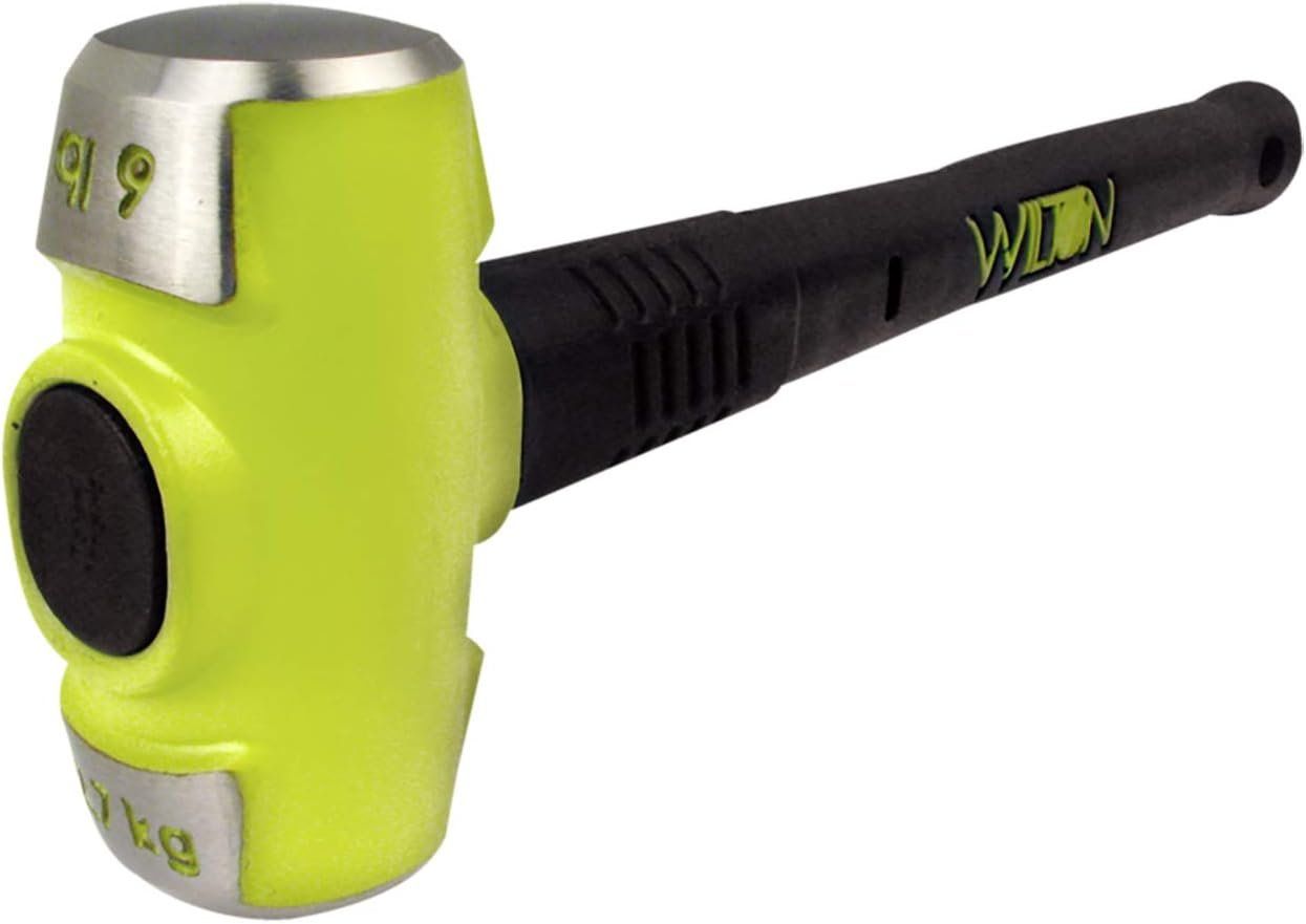Wilton BASH 20616 16" 6 Lb Head Sledge Hammer Unbreakable Rubber Handle - Green by Wilton - Refurbished - Premium condition - US$93.12