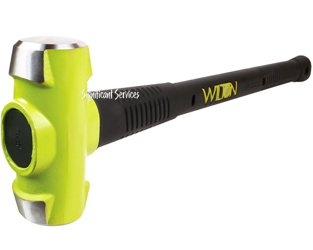 Wilton B.A.S.H 20630 16" Heavy Duty 6Lb Head Drop Forged Steel Sledge Hammer - Green by Wilton - Image 2