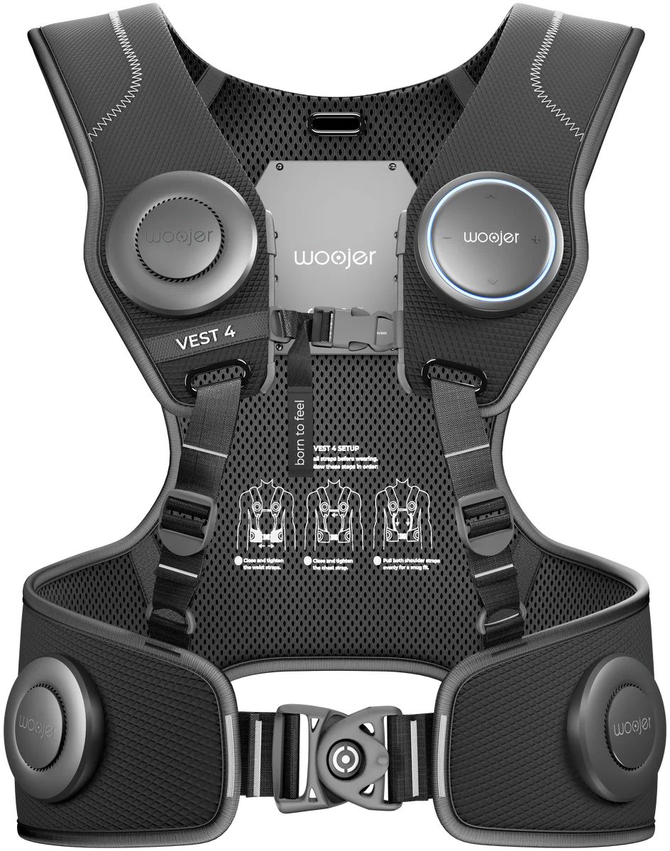 Woojer Woojer VEST 4 Haptic Gaming Vest - Black by Woojer - Refurbished condition - US$266.98