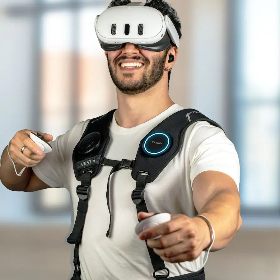 Woojer Woojer VEST 4 Haptic Gaming Vest - Black by Woojer - Image 7