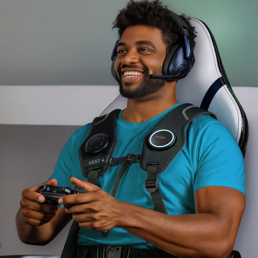 Woojer Woojer VEST 4 Haptic Gaming Vest - Black by Woojer - Image 8