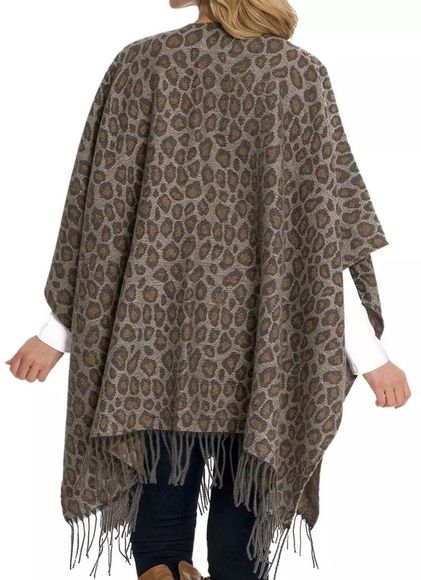 Woolrich Cozy Blanket Wrap - Leopard by Woolrich - Image 2