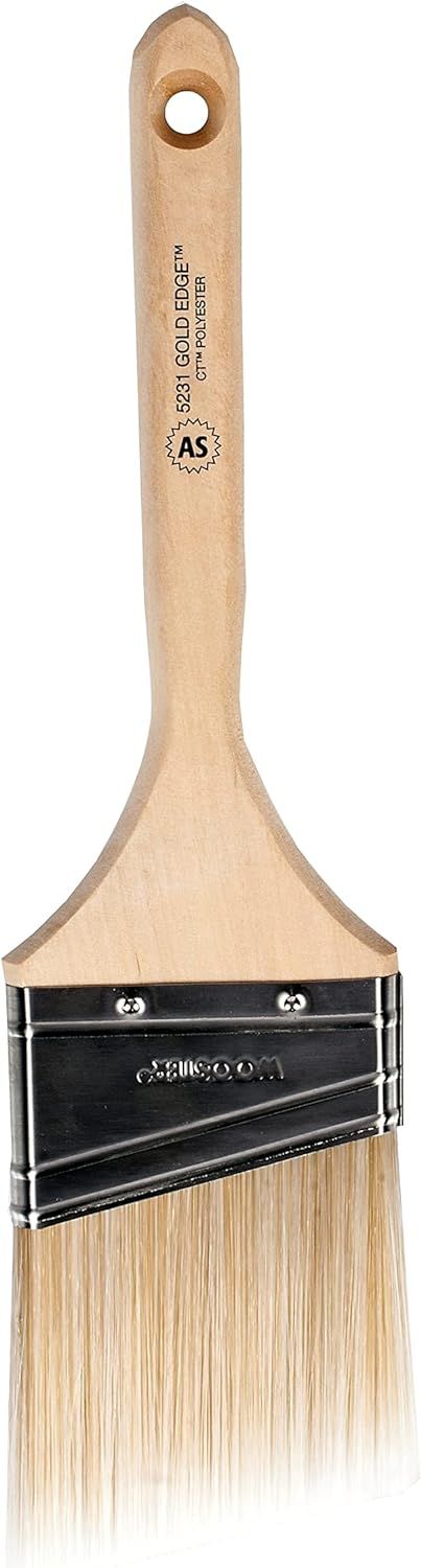 Wooster Brush 5231-3 Gold Edge Angle Paint Brush 3-Inch (6 Pack) - Brown by Wooster Brush - Image 2