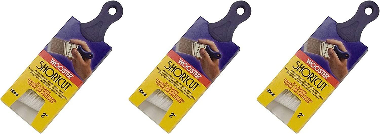 Wooster Brush Q3211-2 Shortcut Angle Sash Paint Brush 2-Inch (3 Pack) - Blue by Wooster Brush - Refurbished - Premium condition - US$22.17