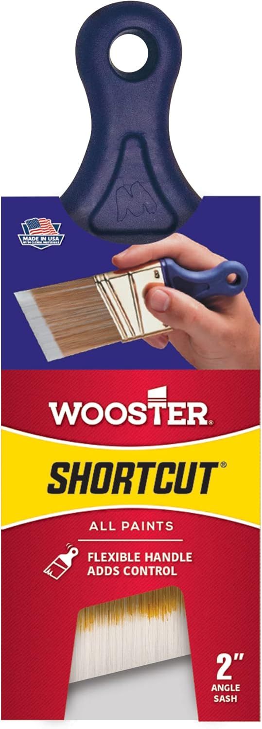 Wooster Brush Q3211-2 Shortcut Angle Sash Paint Brush 2-Inch (6 Pack) - Blue by Wooster Brush - Refurbished - Premium condition - US$35.35