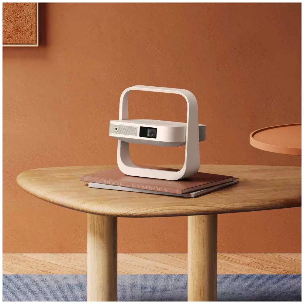 XGIMI Elfin Flip Portable Projector with Stand WK03C - Beige by XGIMI - Image 8
