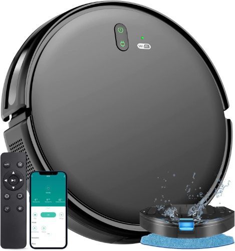 XIEBro K10 2-in-1 Robot Vacuum and Mop with 2000Pa Max Suction - Black by XIEBro - Refurbished - Very Good condition - US$95.16