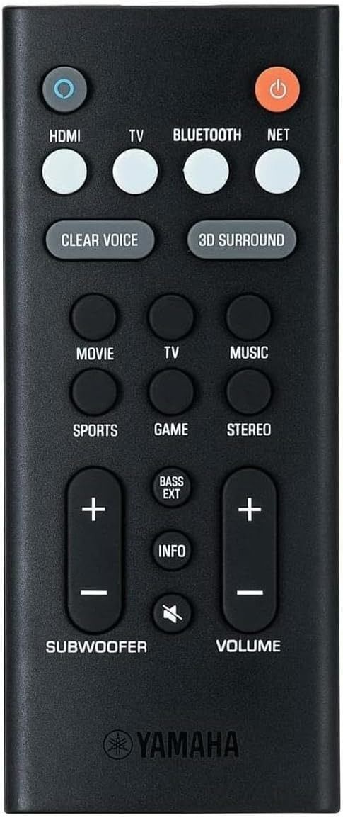 Yamaha ATS-2090 2.1 Channel Soundbar Wireless Subwoofer with Remote - Black by Yamaha - Refurbished - Very Good condition - Image 5