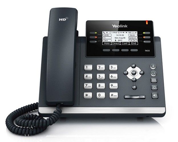 Yealink SIP-T42S Business IP Phone - Black by Yealink - Refurbished - Very Good condition - US$45.94