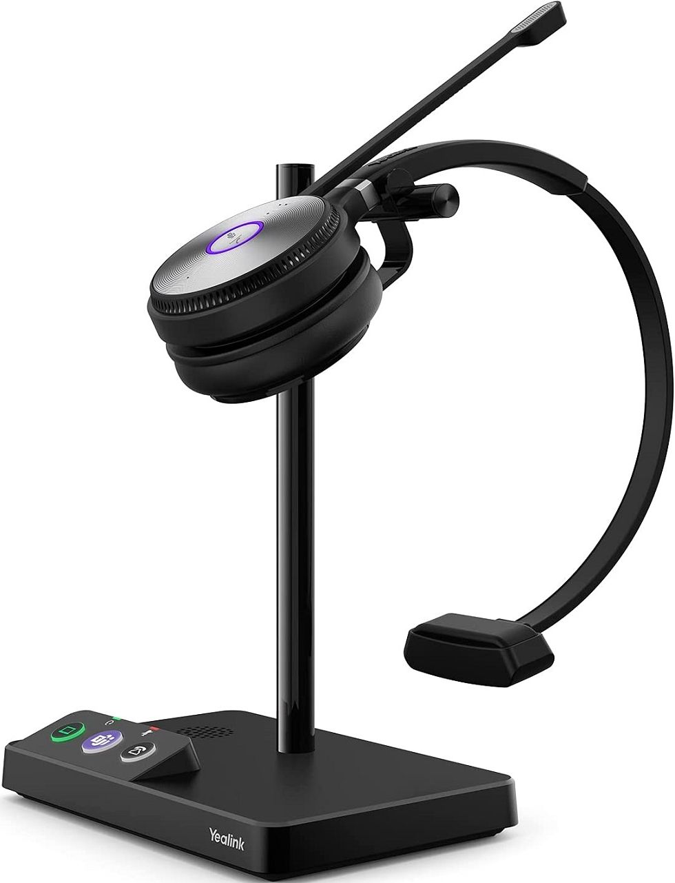 Yealink WH62 Mono Teams Wireless Headset - Black by Yealink - Refurbished - Very Good condition - US$95.49