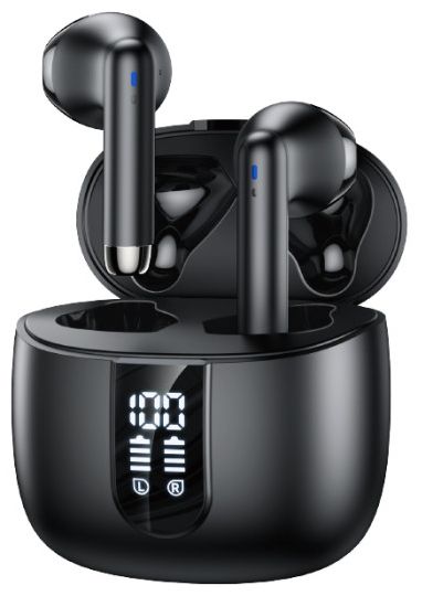 Yesido TWS22 Sport Touch Control Wireless Earbuds - Black by Yesido - Refurbished - Brand New condition - CA$56.48