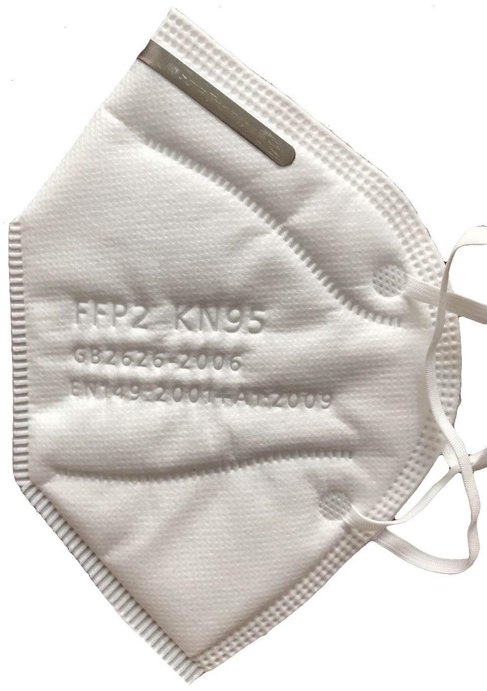 Yongjie KN95 Face Mask (Pack of 10) - White by Yongjie - Image 3