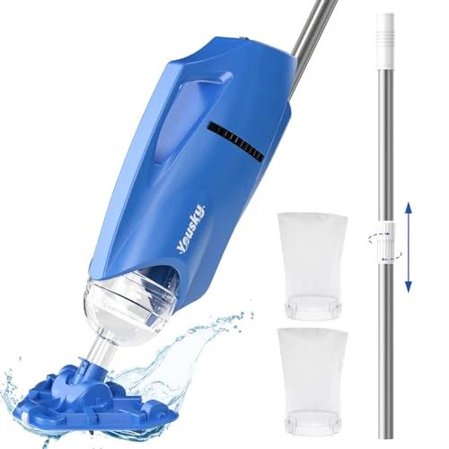 Yousky SCYCJ001 Pool Vacuum for Above Ground Pool: Cordless Handheld Pool Vacuum - Ocean Blue by Yousky - Refurbished - Very Good condition - US$97.06