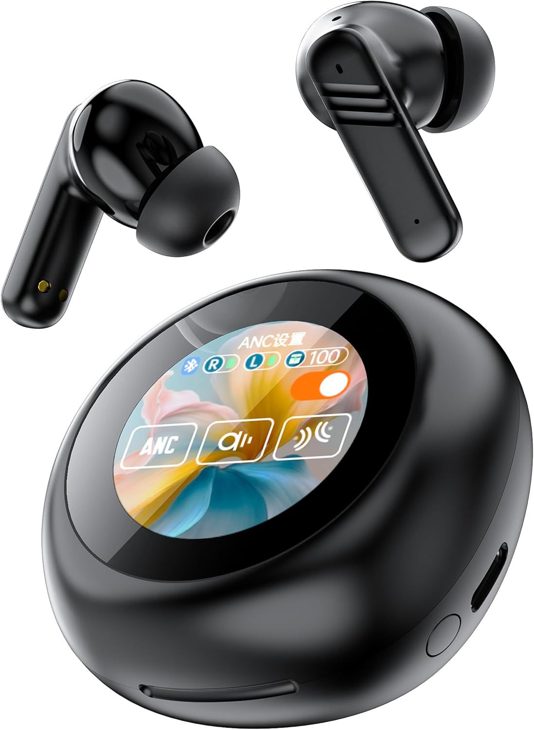 YuYolex Touch Screen Active Noise Cancelling Earbuds LX30 - Black by YuYolex - Refurbished - Very Good condition - US$22.25