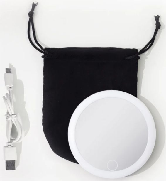 Zadro Rechargble Compact Mirror - White - Very Good by Zadro - Image 2