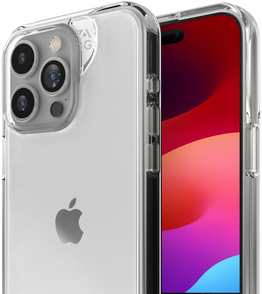 ZAGG Crystal Palace Protect Phone Case for iPhone 15 Pro Max - Clear by Zagg - Refurbished - Brand New condition - Image 3