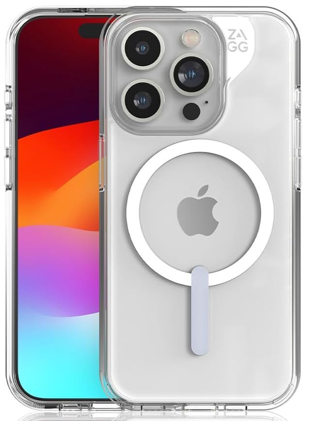Zagg Crystal Palace Snap Phone Case for iPhone 15 Pro - Clear by Zagg - Refurbished - Brand New condition - US$12.64