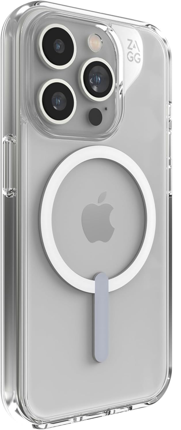 Zagg Crystal Palace Snap Phone Case for iPhone 15 Pro - Clear by Zagg - Image 2